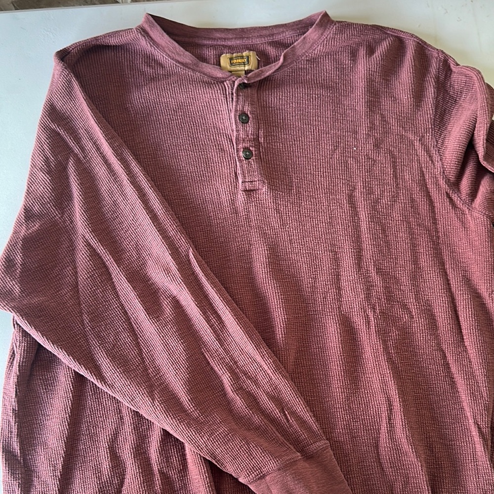 The Foundry Supply Co Pink Long Sleeve Tee